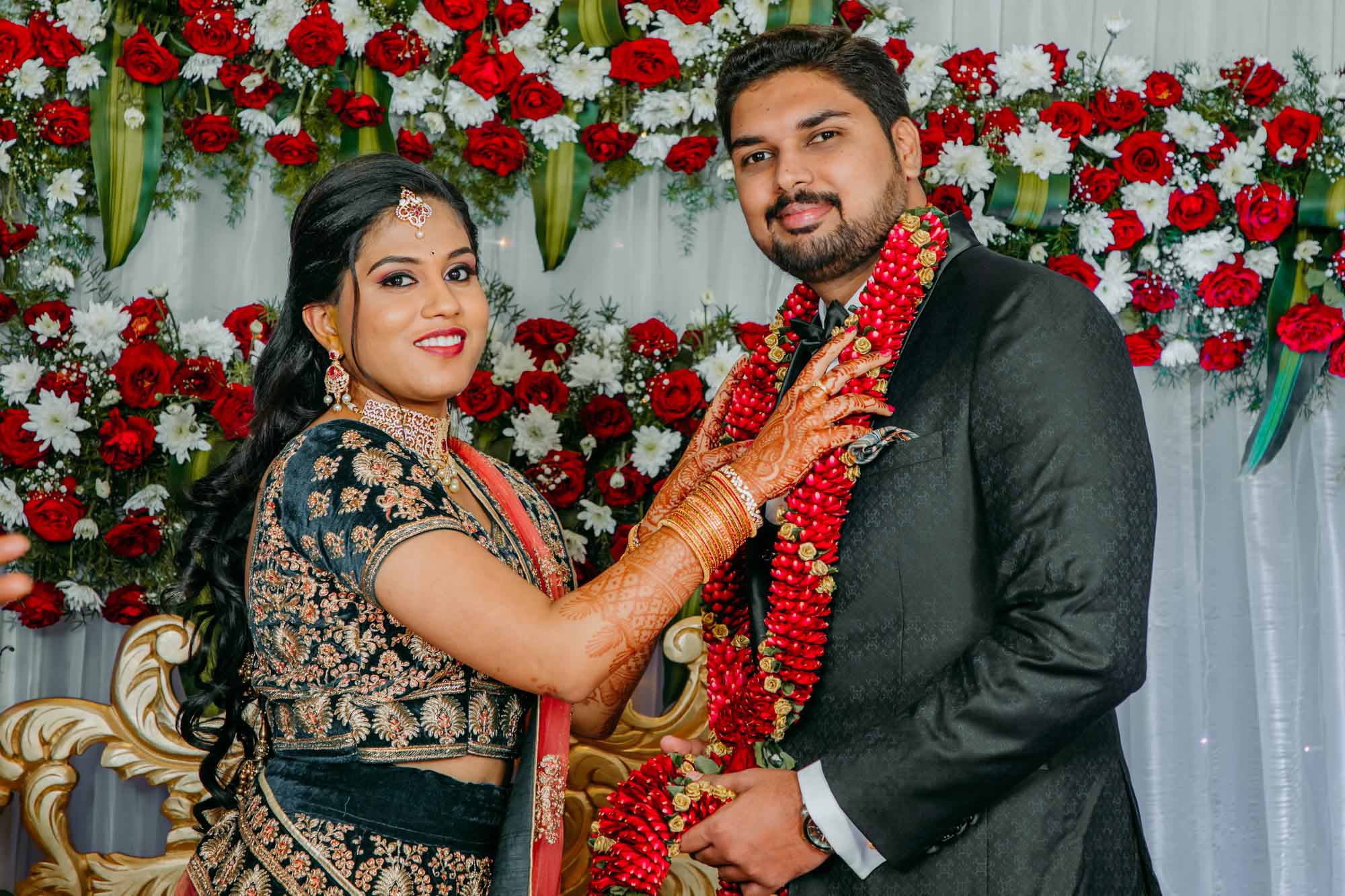 Manjushree & Abhilash Engagement — Engagement photography by SunGlam Films